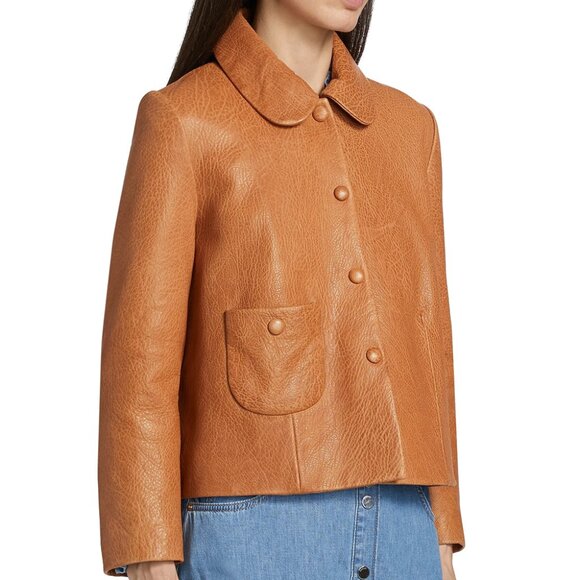 Ba&sh Bilos Leather Jacket - Picture 3 of 16